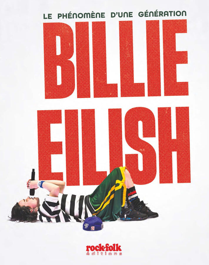Couverture du livre Billie Eilish de Capucine Fau avec un portrait de la chanteuse américaine.
