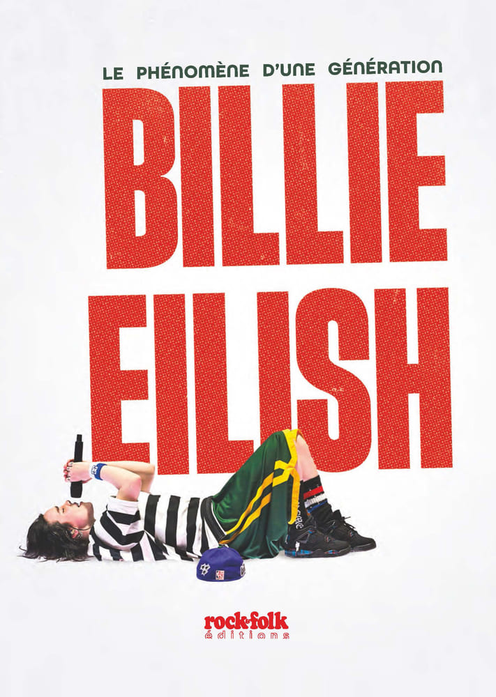 Couverture du livre Billie Eilish de Capucine Fau avec un portrait de la chanteuse américaine.