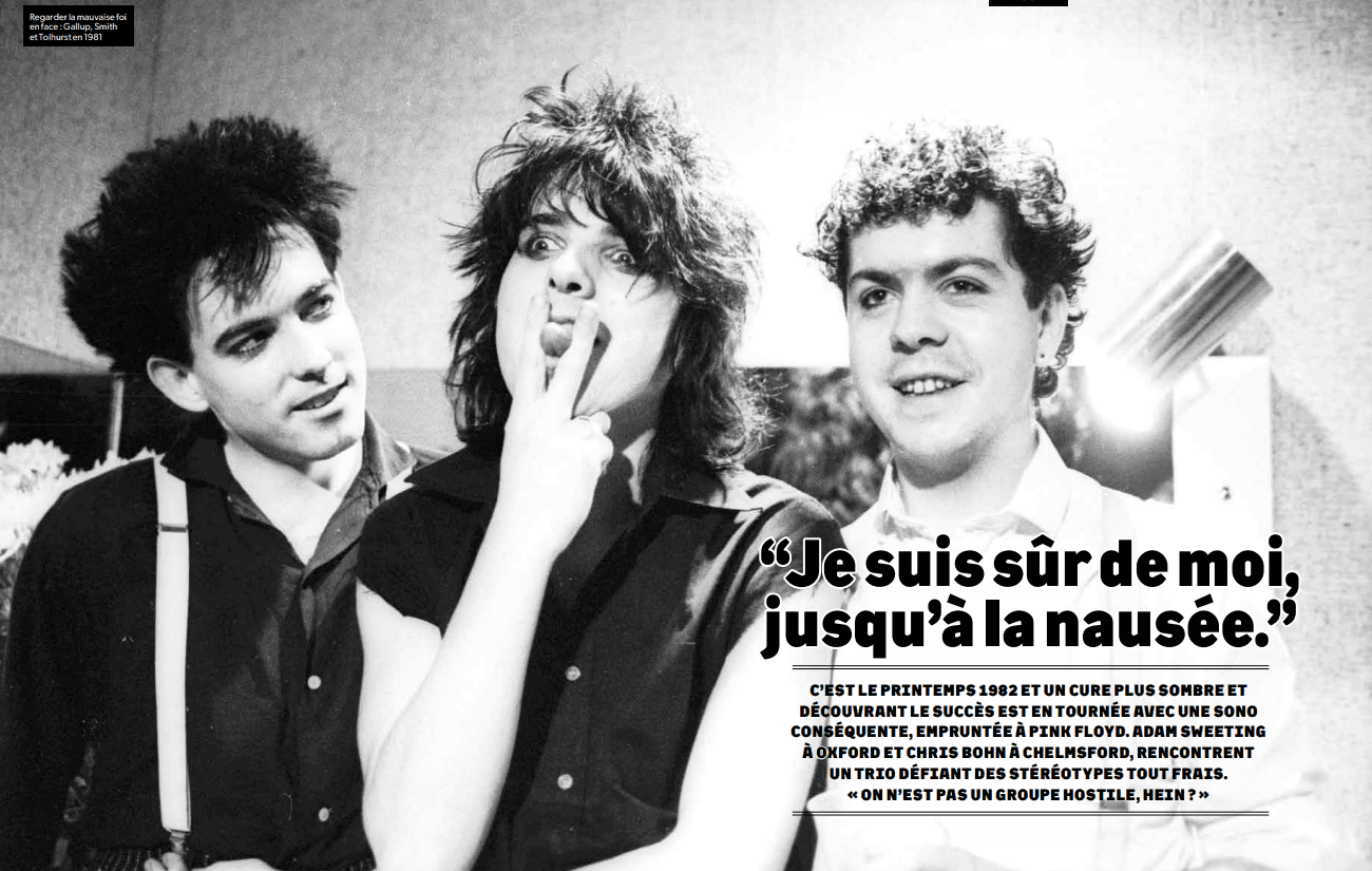 livre The Cure par The Cure, recueil d'archives inédites de la presse musicale britannique consacré au groupe de Robert Smith.