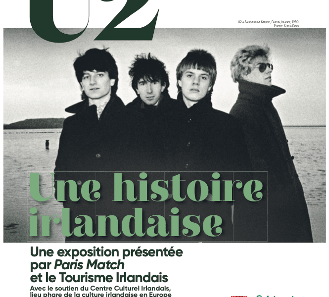 Affiche de l'Exposition évènement « U2 : une histoire irlandaise »